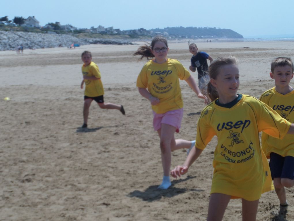 rencontre USEP rugby  plage