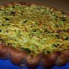 tarte aux courgettes et lait de coco