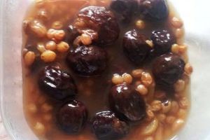 Compote de fruits secs - Pessah - (tsimess de fruits)