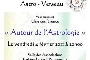 Conférence sur l'astrologie le 4 février 2011