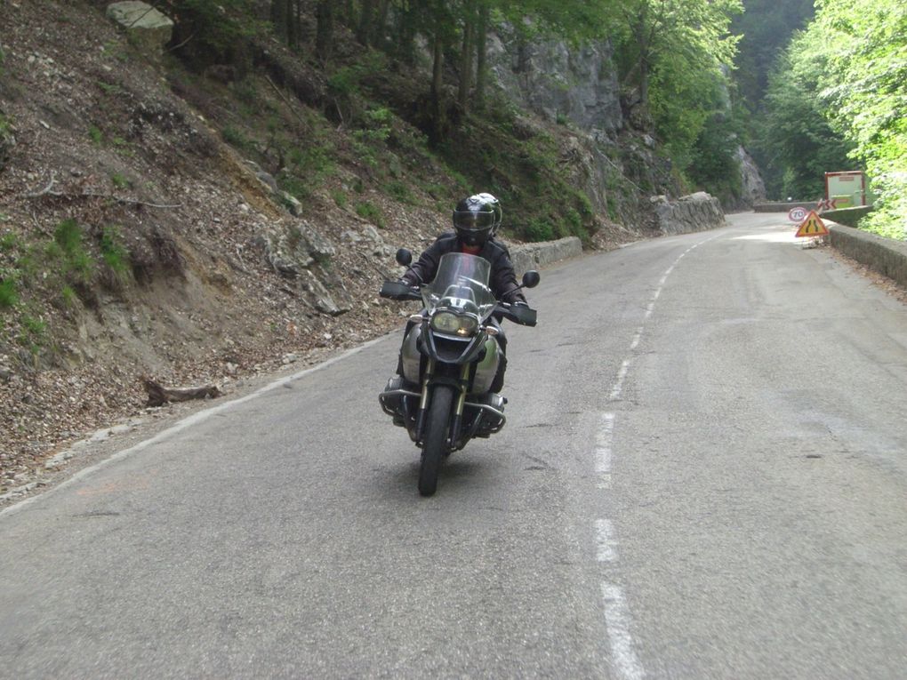 La sortie en photos de l'amicale BMW moto dans les Alpes, le Vercors et le Jura pour certains