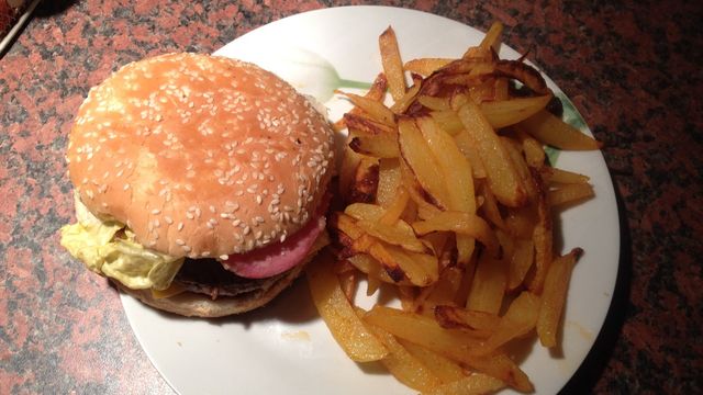 Cheesebacon et frites WW