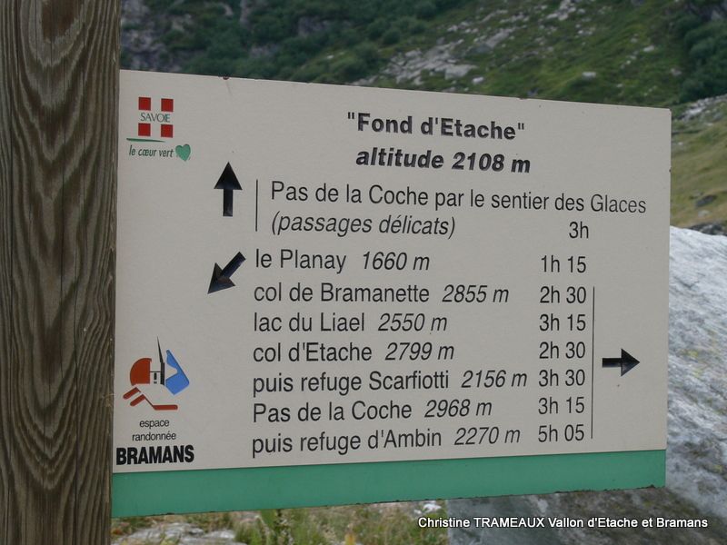 RANDO 1 - VALLON D'ETACHE ET BRAMANS