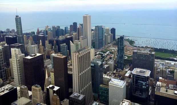 Alexie aux USA... (20) Chicago, vue d'en haut...