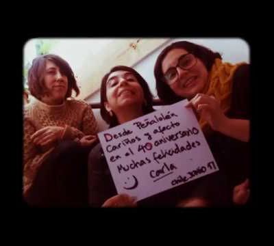  Un lindo regalo de compleaños de nuestros amigos de Chile!