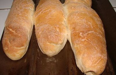 Baguettes de pain maison