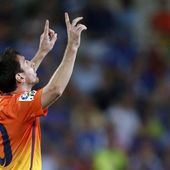 El Barça golea al Getafe sin despeinarse Messi
