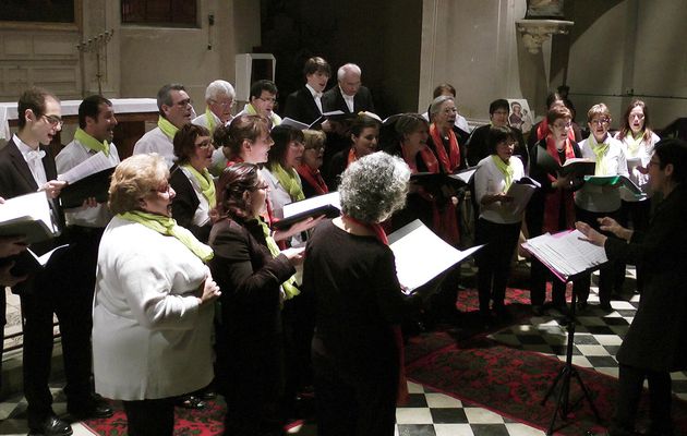 Concert pour Retina, en l'Eglise de Condé de la chorale " Musica Ficta" de Bussy Saint Martin, avec notre participation.