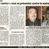 Article du Journal l'Echos Régional