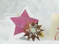 Boite - Menu - Etoile - Scan N Cut - Noël - Canvas Workspace - Support - Bougie - LED - Flocon - Découpe - Perforation - Facile - Tutoriel