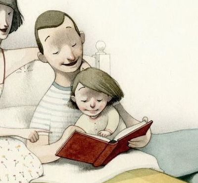Couchez vos enfants avec une histoire, pas avec la télévision