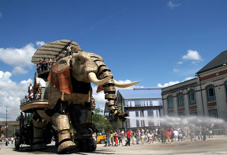 Eléphant de l'Ile de Nantes Royal de Luxe - Photos Thierry Weber Photographe La Baule Guérande