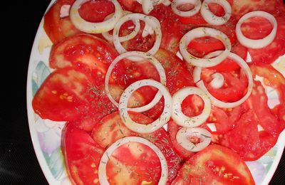 salade de tomates très simple