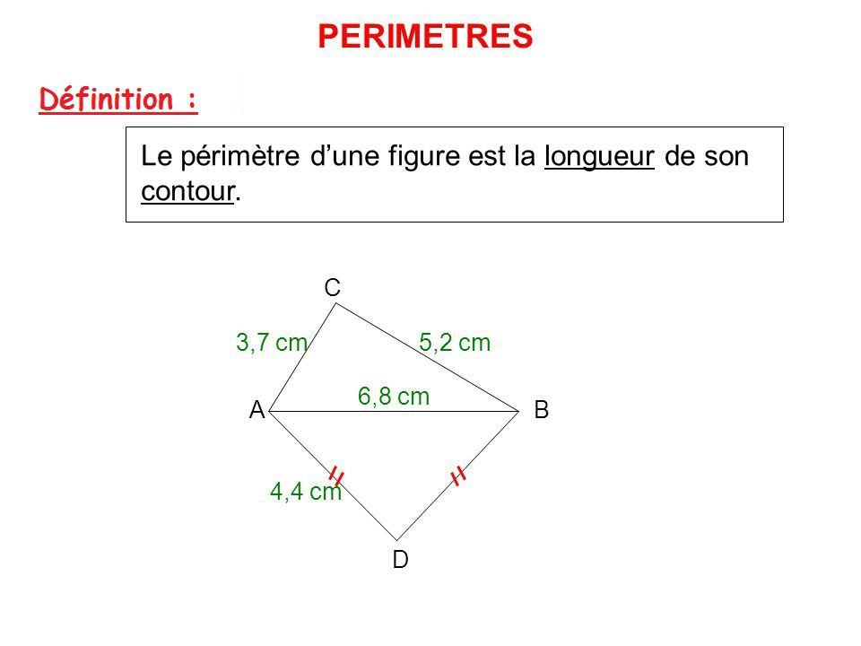 SIXIEME - Définition d'un segment et d'un périmètre - Périmètre d'un cercle