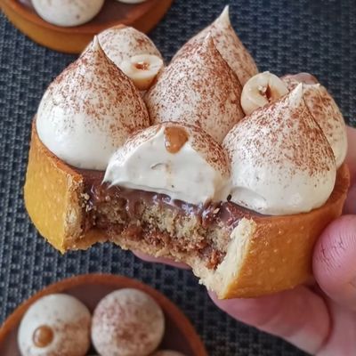 Tartelettes Cappuccino Chocolat noisette