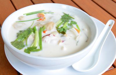 Recette light - Soupe thaï coco