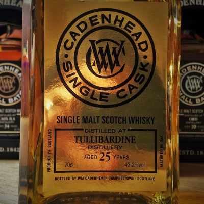 Tullibardine 25Y Cadenhead Single Cask