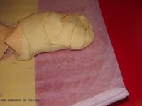 Tresse feuilletée au thon et au fromage