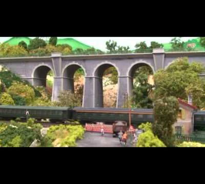 Train miniature HO Chalindrais ligne 2 (2ème réseau d'André Gay) vidéo 51