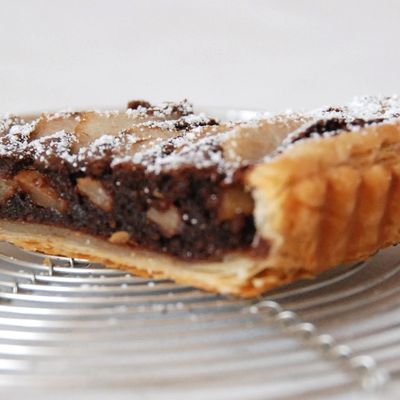 La tarte frangipane poires et chocolat d'Annabelle