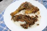 Poulet au curry et coco chanterelles et tomates séchées (omnicuiseur)