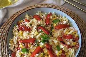 Salade de pâtes saveur taboulé