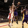 Kobe scores 46 on Raptors, celebrates promising day