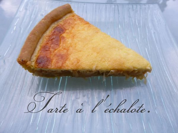 Tarte à l'échalote