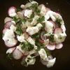 Salade de radis à la mozzarella 