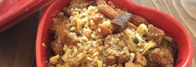 Gratin de légumes anciens et épeautre