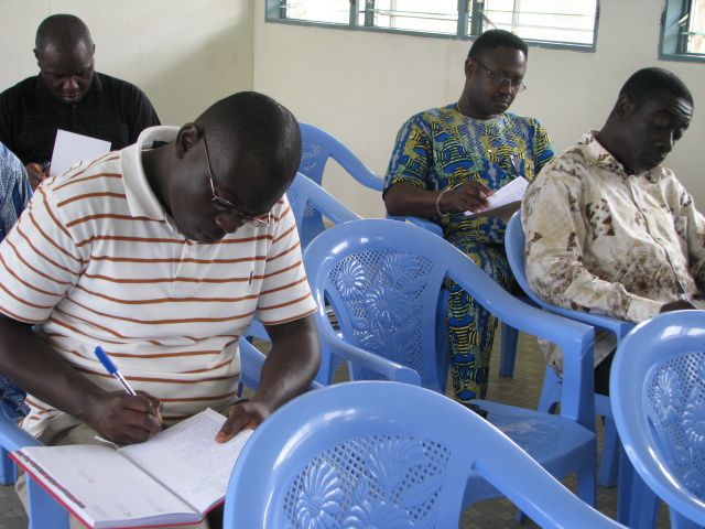 Photos de la deuxième assemblée des eudistes d'Afrique