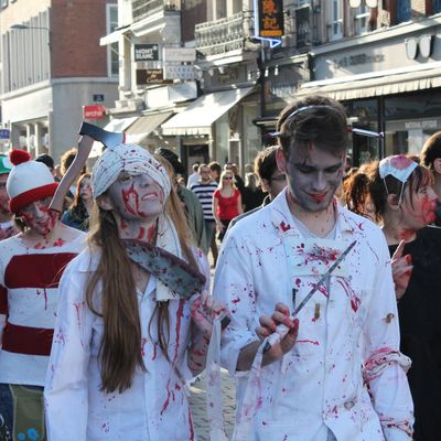 Impossible du faire du shopping aujourd'hui ! La zombie walk a fait un carnage