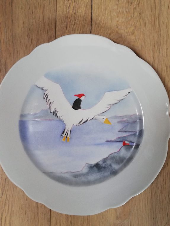 Peinture sur porcelaine