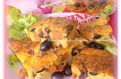 CAKE  "Nelly " aux accents du Sud : Olives & Chorizo