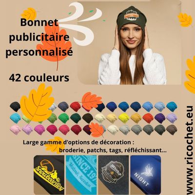 Bonnet publicitaire personnalisé