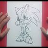 Como dibujar a Sonic paso a paso 2 - Sonic