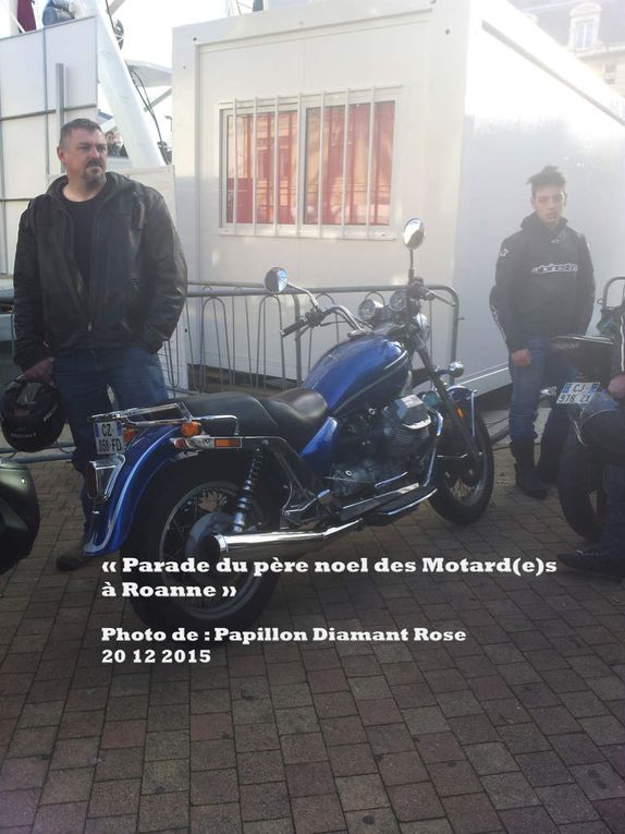 « Parade du père noel des Motard(e)s   à Roanne »   Photo de : Papillon Diamant Rose 20 12 2015