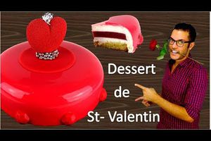 Dessert de Saint-Valentin