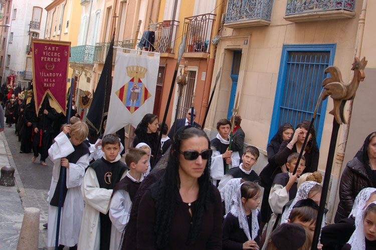 Procession de la Sanch. Quartier gitan.