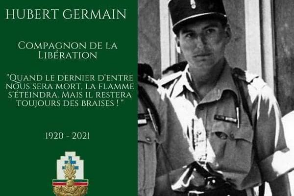 Anniversaire : Hubert Germain, lieutenant à la 13ème DBLE, Compagnon de la Libération