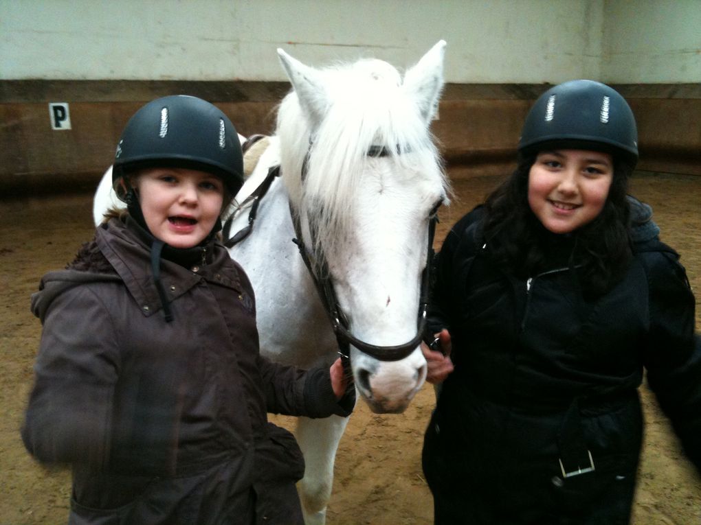 Les élèves de l'école Louise Michel et leurs poneys...