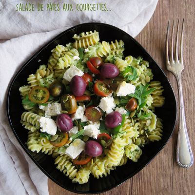 Salade de pâtes aux courgettes...