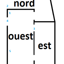 Maçonnerie mur nord ouest