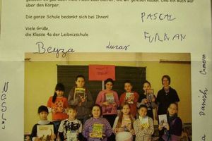 Brief von der Leibniz-Schule in Mainz