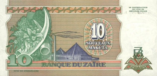 Billets de banque sous le règne de Mobutu
