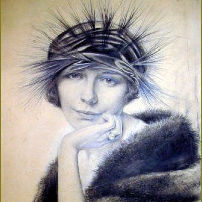 Cartes illustrées vintage femmes -  Charles Gates Sheldon (1889-1960)