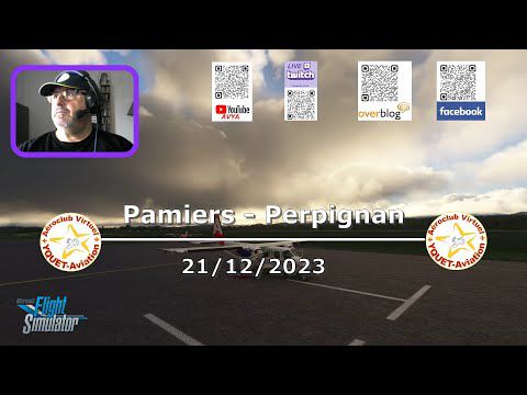 Vol AVYA Pamiers-Perpignan 21/12/2023...