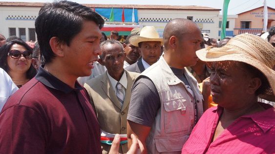 Vendredi 12 octobre 2012. Le Président Andry Rajoelina : première visite dans la Région Itasy (Soavinandriana, Analavory, Ampefy).