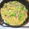 Pennoni rigati aux pancetta et brocoli