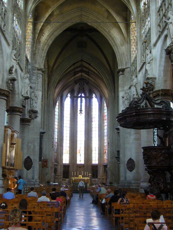 une journée à Bruxelles, avec Arnaud van de Cauter, qui nous a ouvert les portes de différentes églises, avec la complicité des organistes titulaires... nous avons eu droit à chaque fois à un mini-récital, véritables moments de grâce...